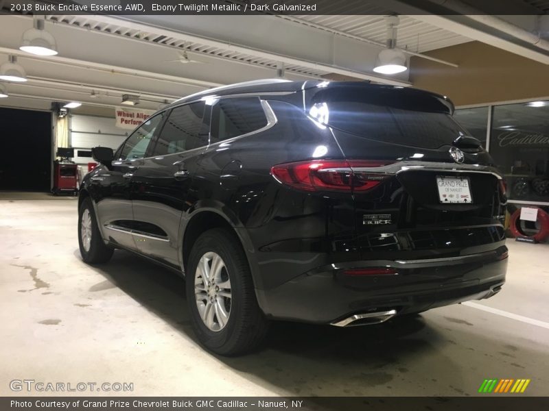 Ebony Twilight Metallic / Dark Galvanized 2018 Buick Enclave Essence AWD