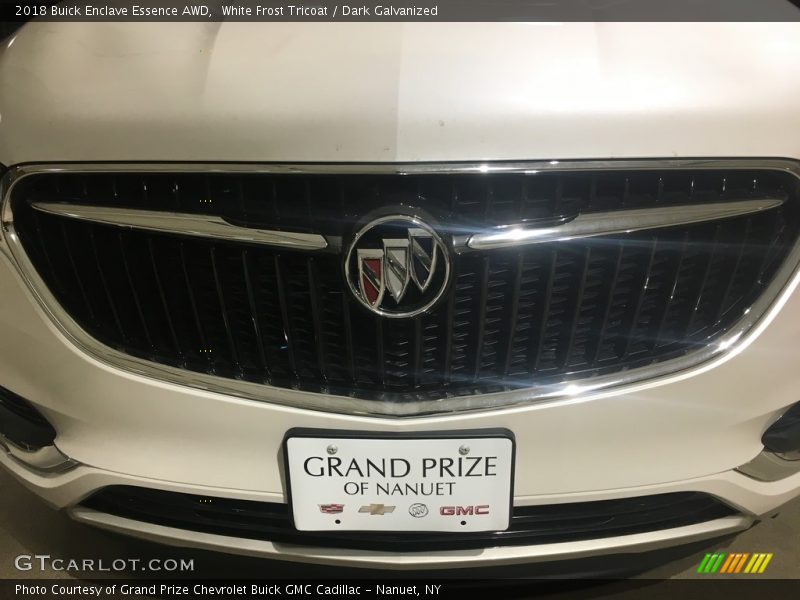 White Frost Tricoat / Dark Galvanized 2018 Buick Enclave Essence AWD
