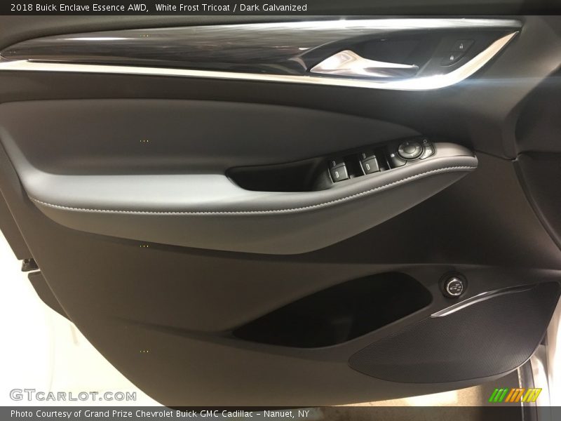 White Frost Tricoat / Dark Galvanized 2018 Buick Enclave Essence AWD