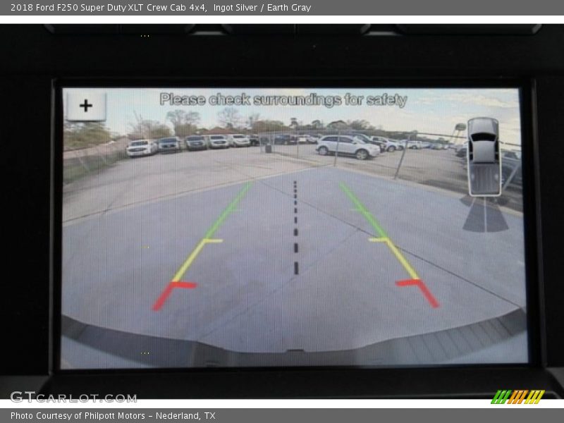 Ingot Silver / Earth Gray 2018 Ford F250 Super Duty XLT Crew Cab 4x4