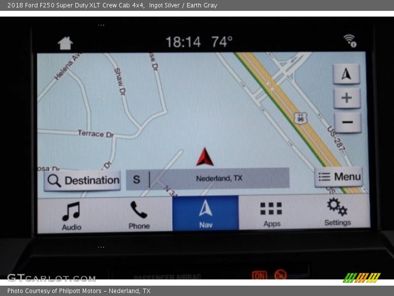 Ingot Silver / Earth Gray 2018 Ford F250 Super Duty XLT Crew Cab 4x4