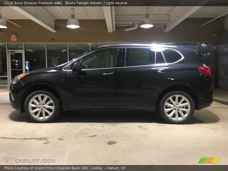 Ebony Twilight Metallic / Light Neutral 2018 Buick Envision Premium AWD