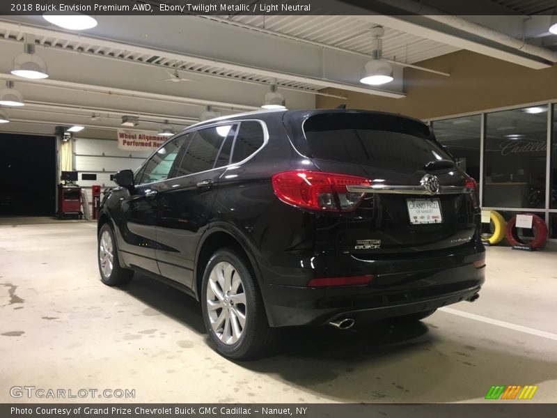 Ebony Twilight Metallic / Light Neutral 2018 Buick Envision Premium AWD