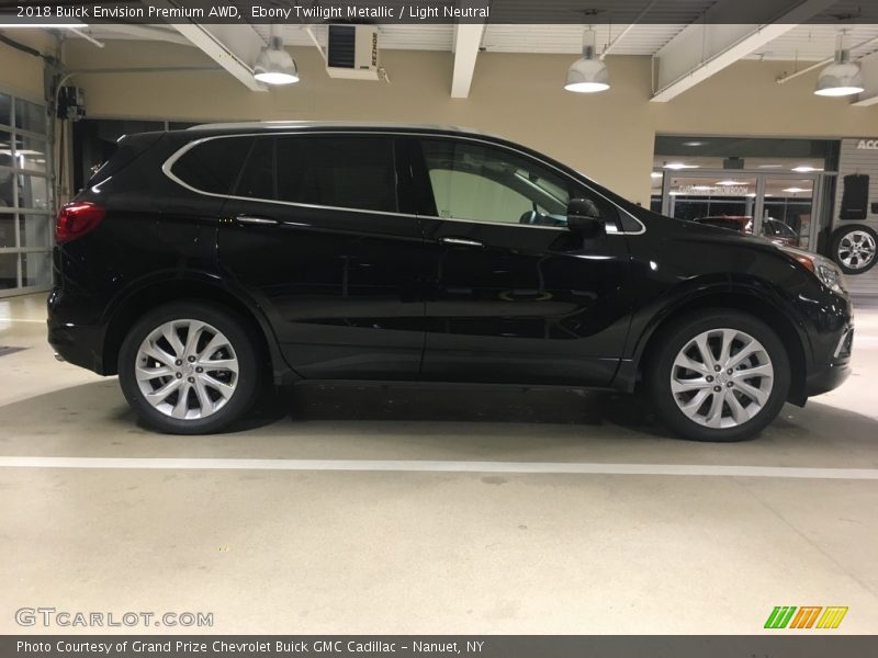 Ebony Twilight Metallic / Light Neutral 2018 Buick Envision Premium AWD