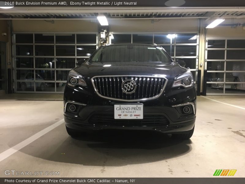 Ebony Twilight Metallic / Light Neutral 2018 Buick Envision Premium AWD