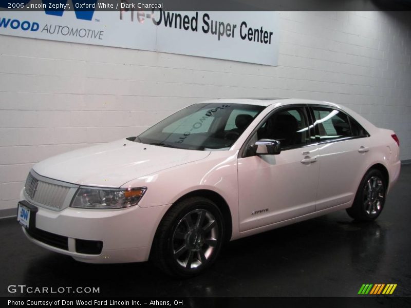 Oxford White / Dark Charcoal 2006 Lincoln Zephyr