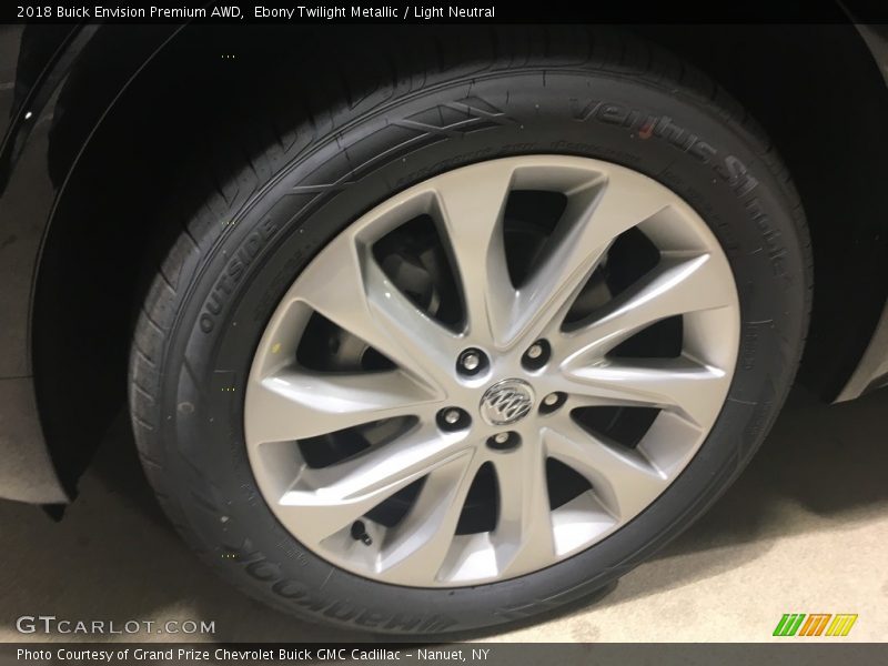 Ebony Twilight Metallic / Light Neutral 2018 Buick Envision Premium AWD