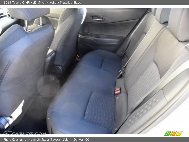 Silver Knockout Metallic / Black 2018 Toyota C-HR XLE