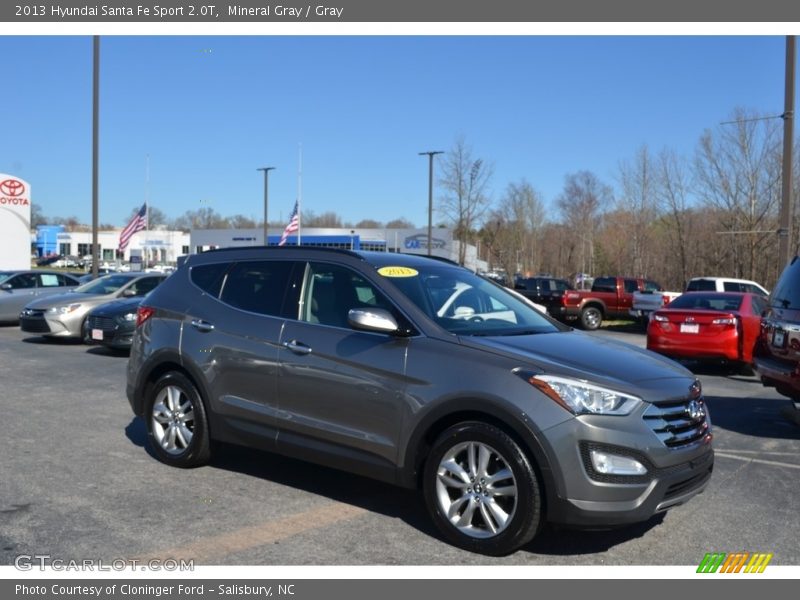 Mineral Gray / Gray 2013 Hyundai Santa Fe Sport 2.0T