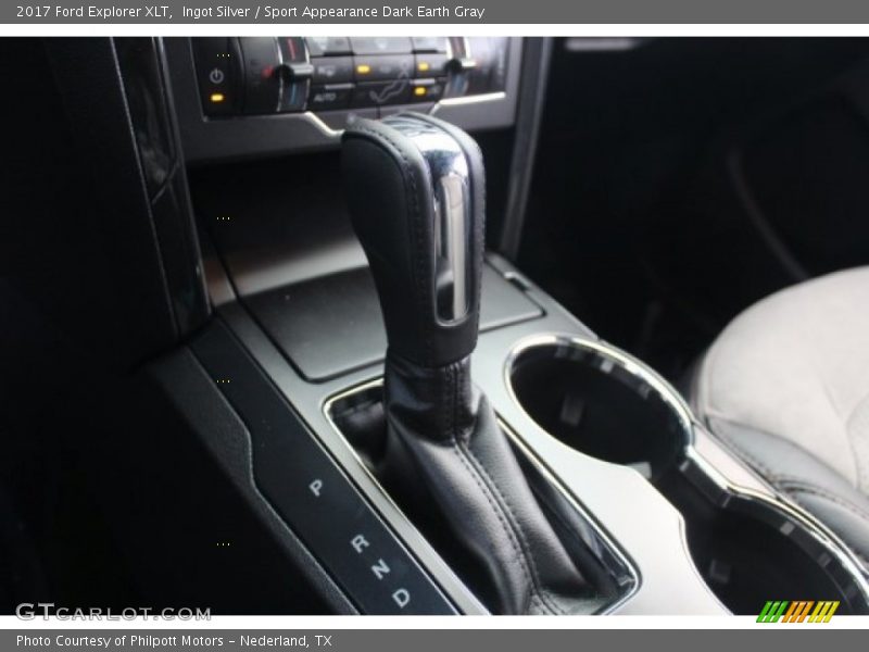 Ingot Silver / Sport Appearance Dark Earth Gray 2017 Ford Explorer XLT