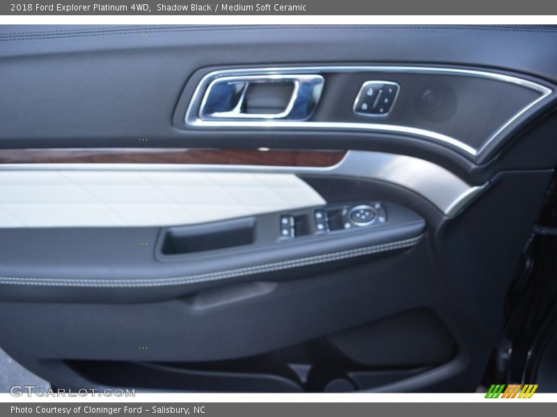 Shadow Black / Medium Soft Ceramic 2018 Ford Explorer Platinum 4WD