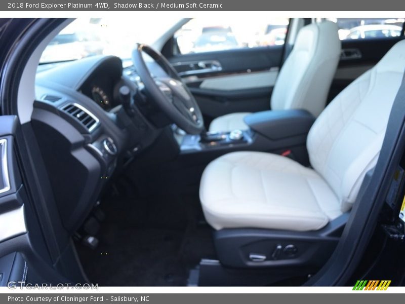 Shadow Black / Medium Soft Ceramic 2018 Ford Explorer Platinum 4WD