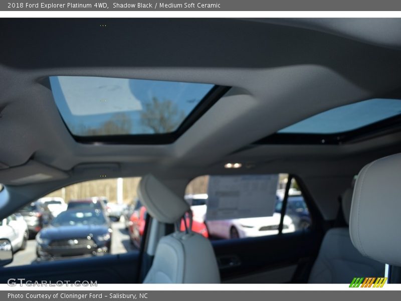 Shadow Black / Medium Soft Ceramic 2018 Ford Explorer Platinum 4WD
