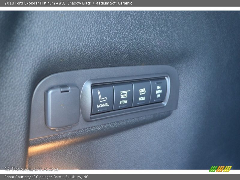 Shadow Black / Medium Soft Ceramic 2018 Ford Explorer Platinum 4WD