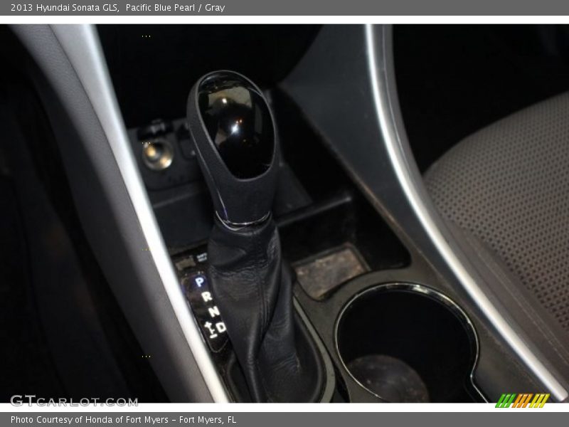 Pacific Blue Pearl / Gray 2013 Hyundai Sonata GLS