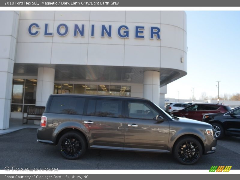Magnetic / Dark Earth Gray/Light Earth Gray 2018 Ford Flex SEL