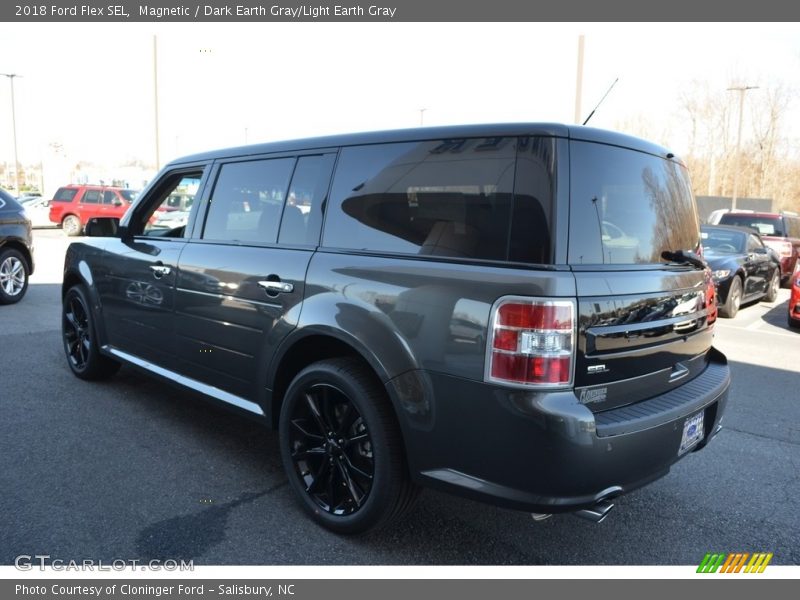 Magnetic / Dark Earth Gray/Light Earth Gray 2018 Ford Flex SEL