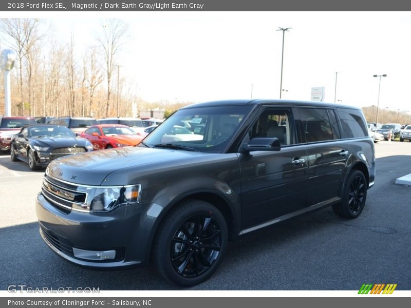 Magnetic / Dark Earth Gray/Light Earth Gray 2018 Ford Flex SEL