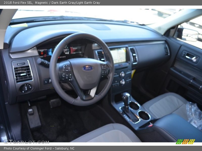 Magnetic / Dark Earth Gray/Light Earth Gray 2018 Ford Flex SEL