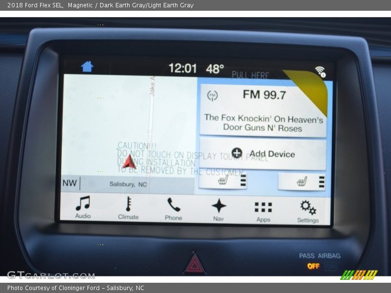 Magnetic / Dark Earth Gray/Light Earth Gray 2018 Ford Flex SEL