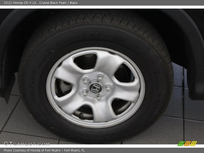 Crystal Black Pearl / Black 2012 Honda CR-V LX
