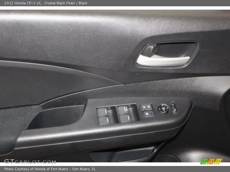 Crystal Black Pearl / Black 2012 Honda CR-V LX