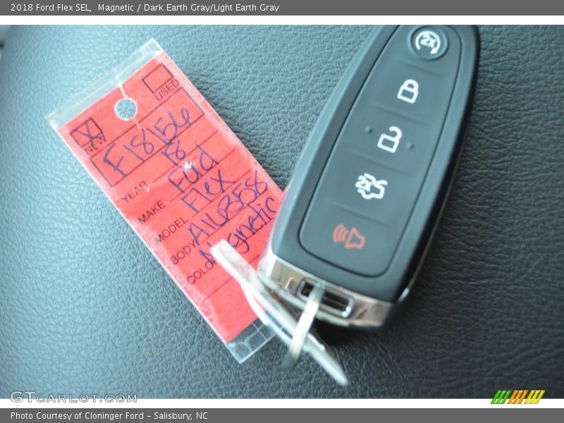 Magnetic / Dark Earth Gray/Light Earth Gray 2018 Ford Flex SEL