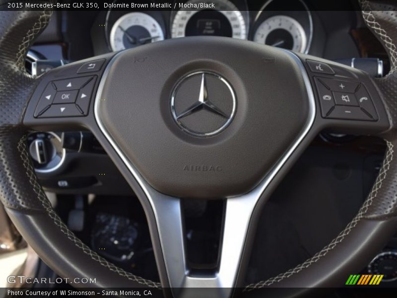 Dolomite Brown Metallic / Mocha/Black 2015 Mercedes-Benz GLK 350
