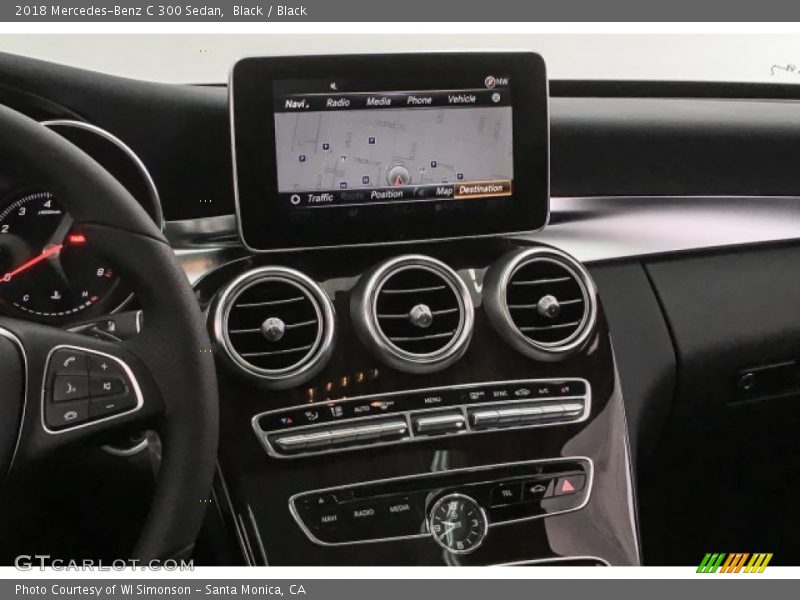 Black / Black 2018 Mercedes-Benz C 300 Sedan