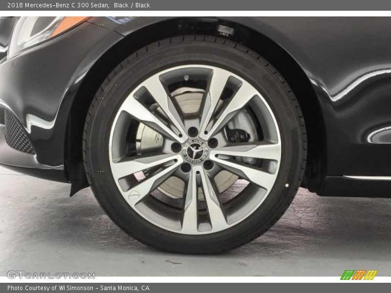 Black / Black 2018 Mercedes-Benz C 300 Sedan