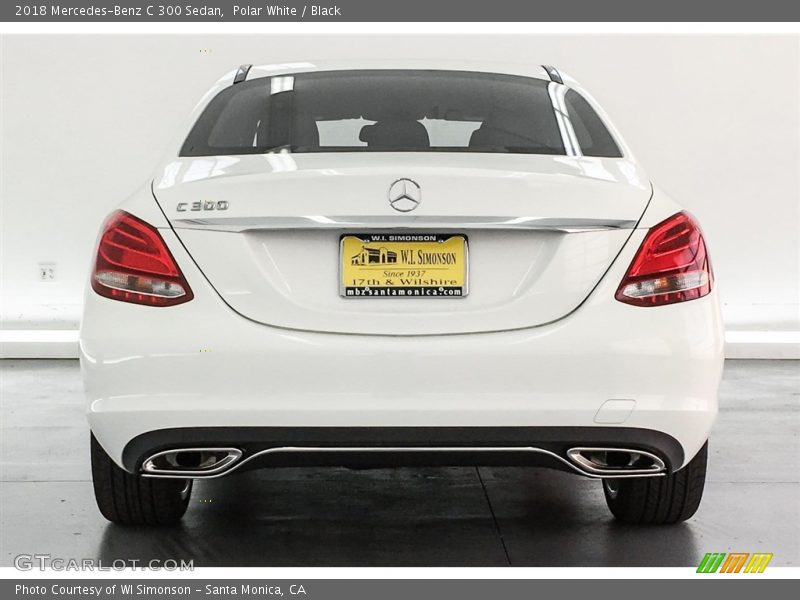 Polar White / Black 2018 Mercedes-Benz C 300 Sedan