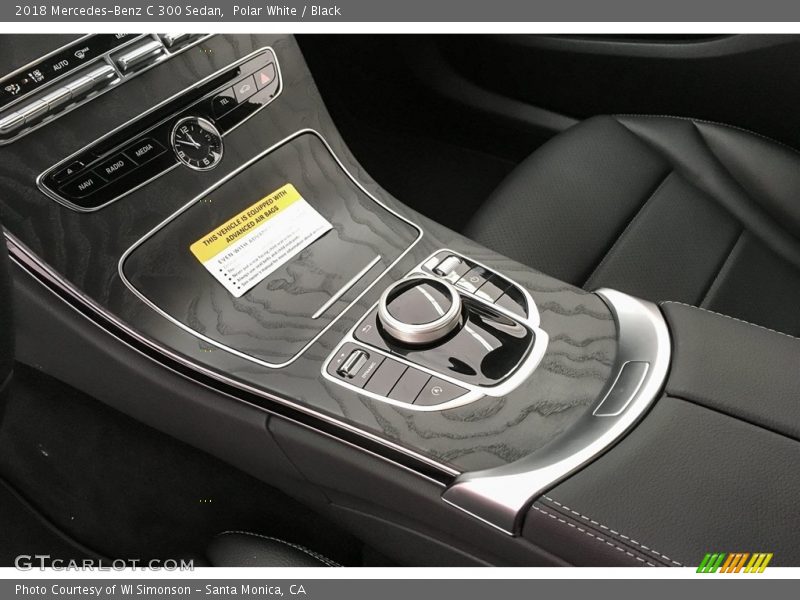 Polar White / Black 2018 Mercedes-Benz C 300 Sedan