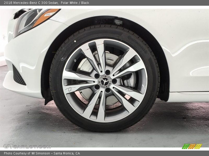 Polar White / Black 2018 Mercedes-Benz C 300 Sedan