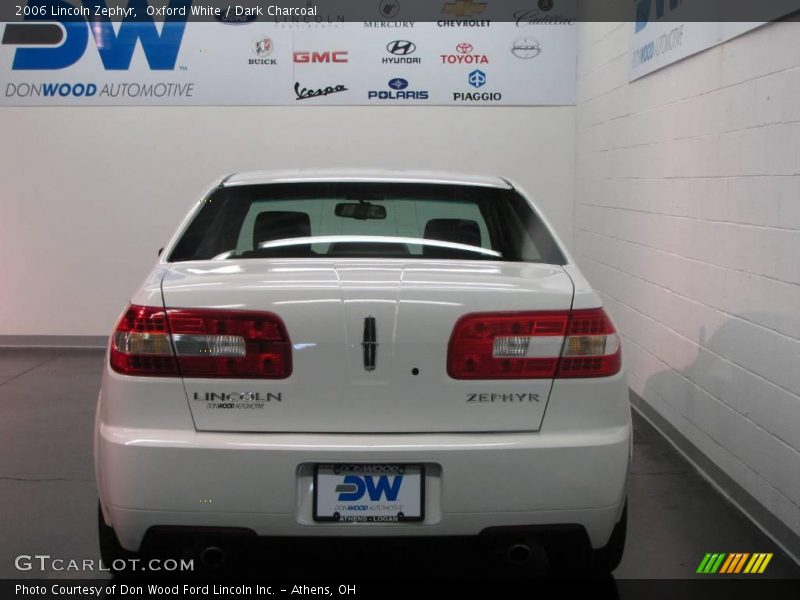 Oxford White / Dark Charcoal 2006 Lincoln Zephyr