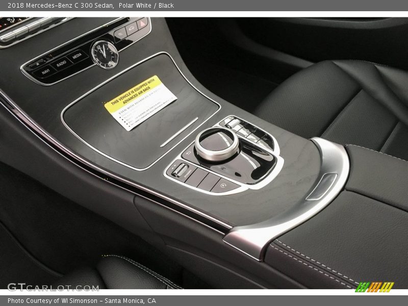 Polar White / Black 2018 Mercedes-Benz C 300 Sedan