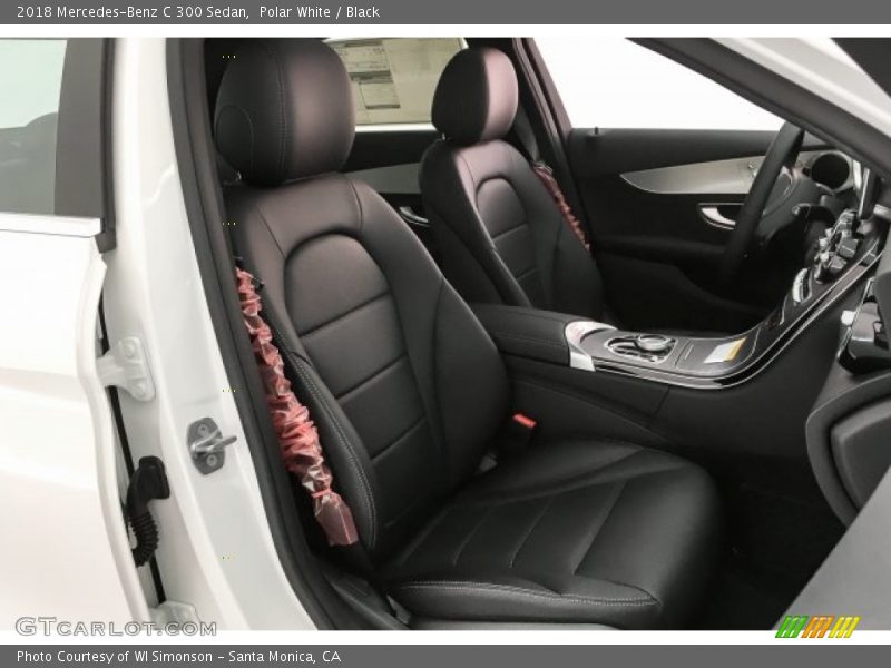 Polar White / Black 2018 Mercedes-Benz C 300 Sedan
