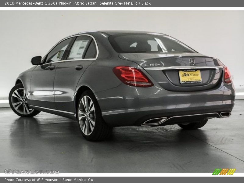 Selenite Grey Metallic / Black 2018 Mercedes-Benz C 350e Plug-in Hybrid Sedan