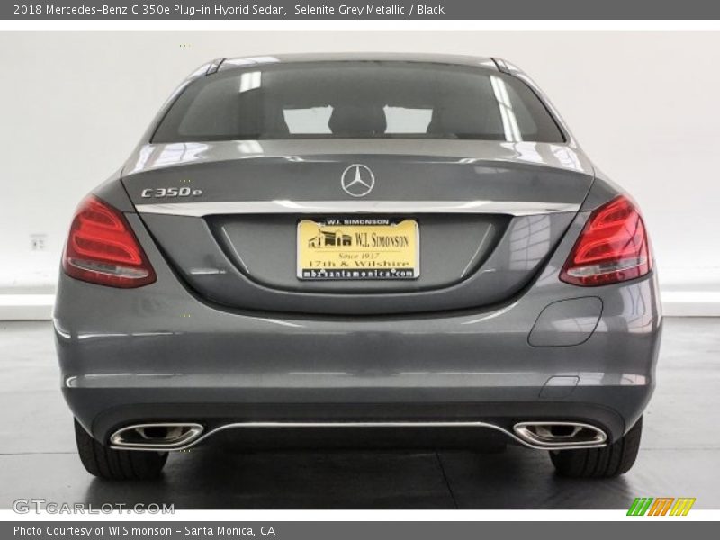 Selenite Grey Metallic / Black 2018 Mercedes-Benz C 350e Plug-in Hybrid Sedan