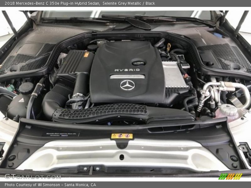 Selenite Grey Metallic / Black 2018 Mercedes-Benz C 350e Plug-in Hybrid Sedan