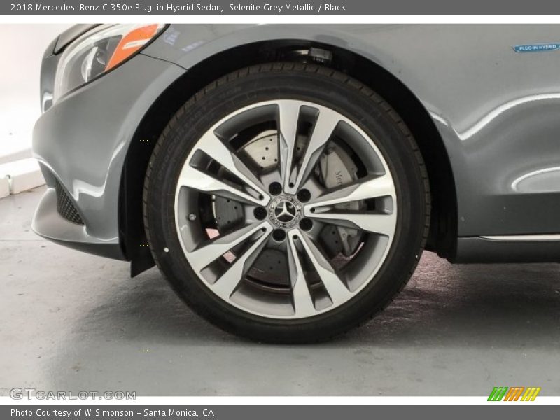 Selenite Grey Metallic / Black 2018 Mercedes-Benz C 350e Plug-in Hybrid Sedan