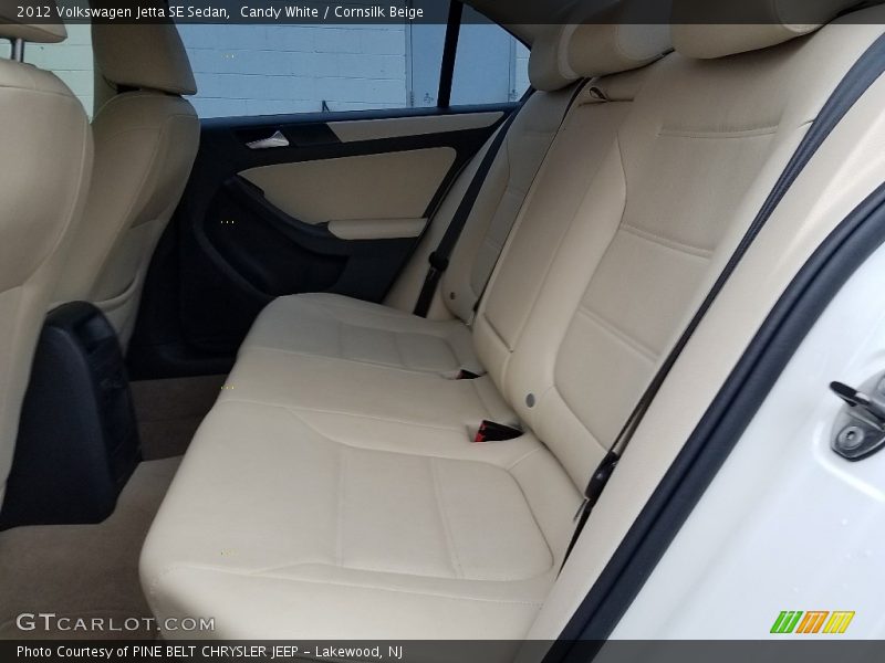 Candy White / Cornsilk Beige 2012 Volkswagen Jetta SE Sedan