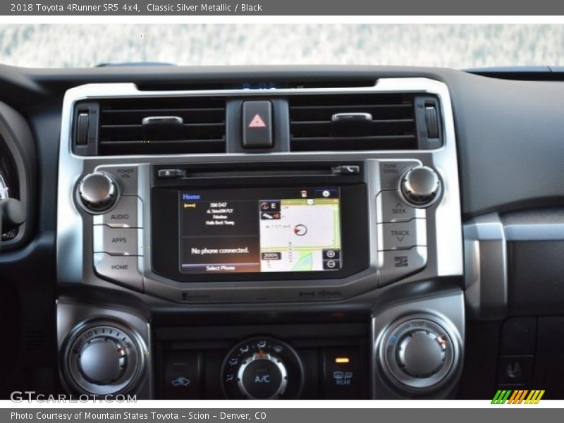 Classic Silver Metallic / Black 2018 Toyota 4Runner SR5 4x4