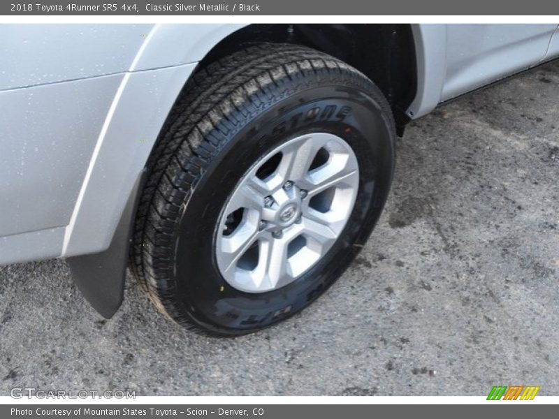 Classic Silver Metallic / Black 2018 Toyota 4Runner SR5 4x4