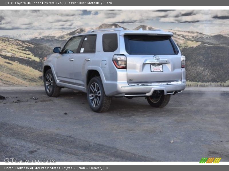 Classic Silver Metallic / Black 2018 Toyota 4Runner Limited 4x4