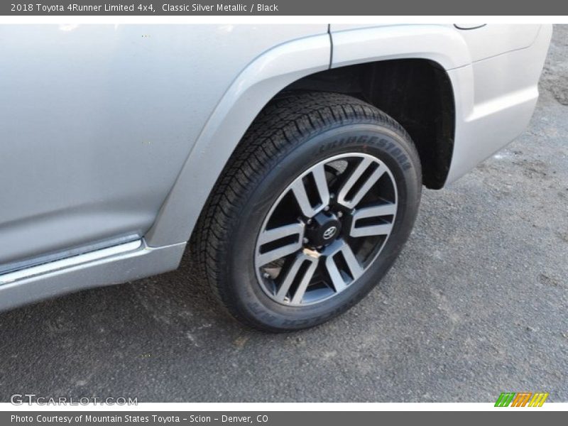 Classic Silver Metallic / Black 2018 Toyota 4Runner Limited 4x4