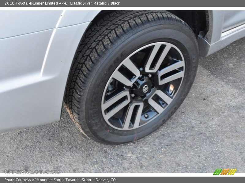 Classic Silver Metallic / Black 2018 Toyota 4Runner Limited 4x4