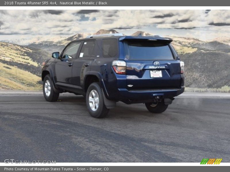 Nautical Blue Metallic / Black 2018 Toyota 4Runner SR5 4x4