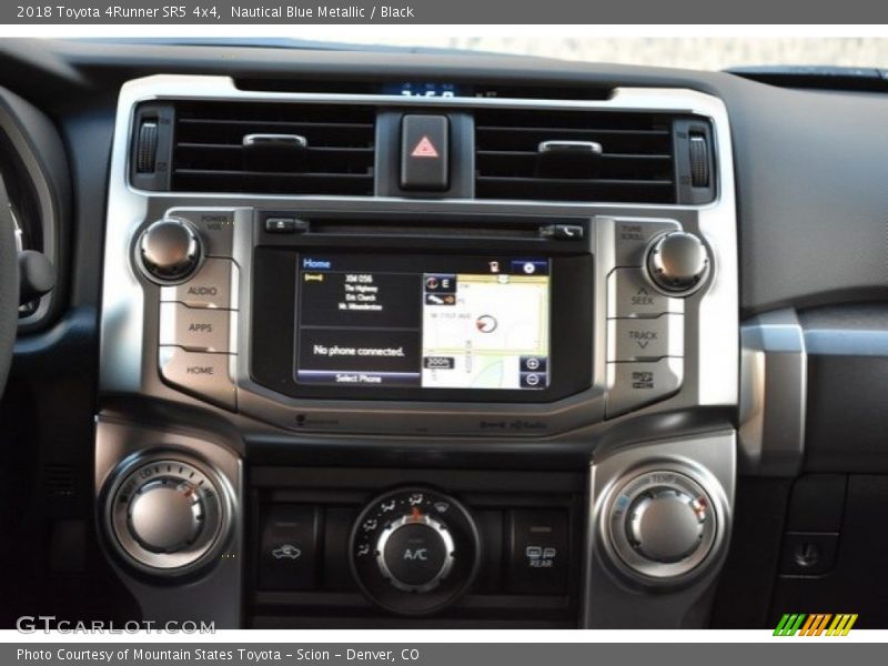 Nautical Blue Metallic / Black 2018 Toyota 4Runner SR5 4x4