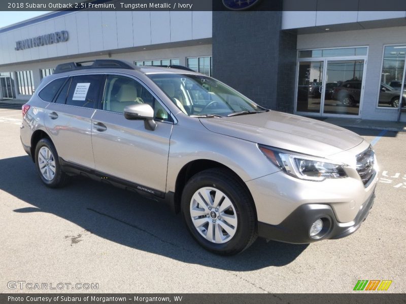 Tungsten Metallic / Ivory 2018 Subaru Outback 2.5i Premium