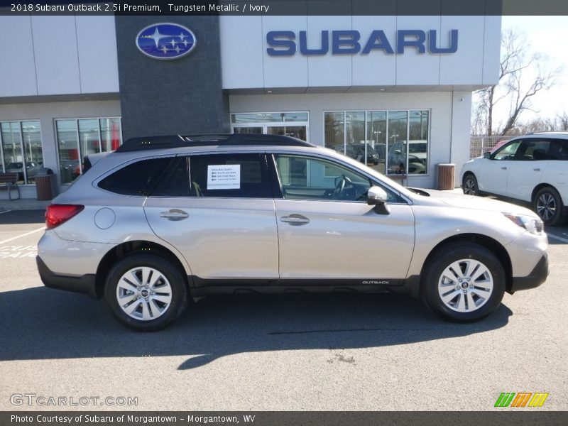 Tungsten Metallic / Ivory 2018 Subaru Outback 2.5i Premium